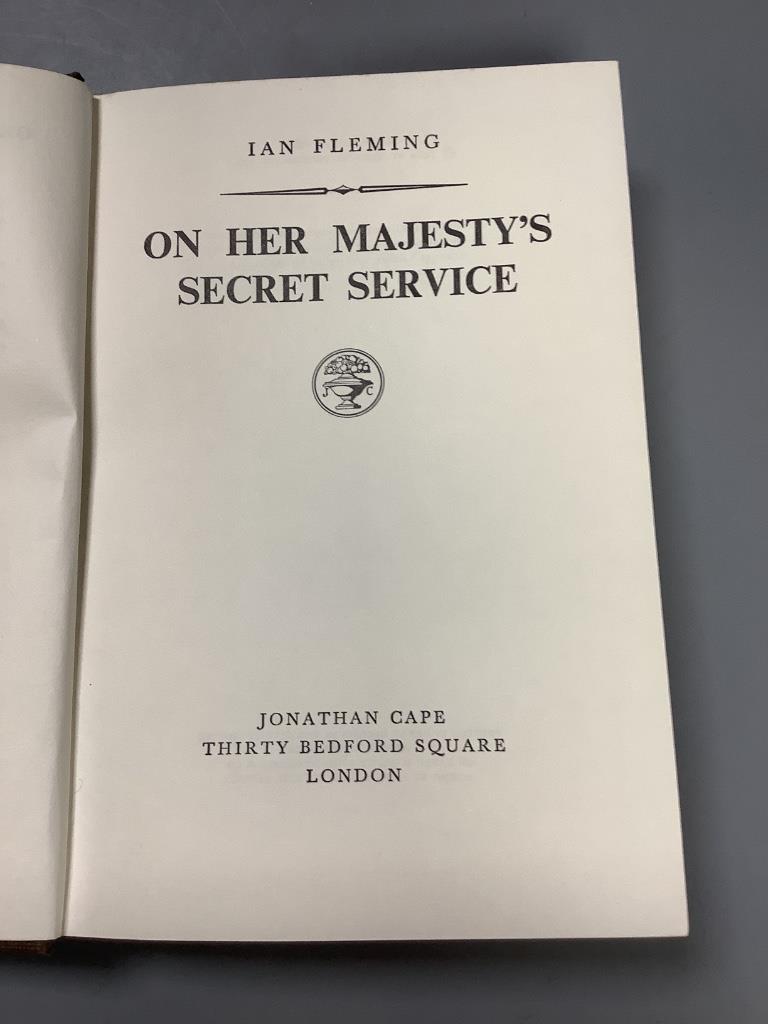 Fleming, Ian - On Her Majesty's Secret Service, 1st edition (1st impression), d/wrapper, 1963
